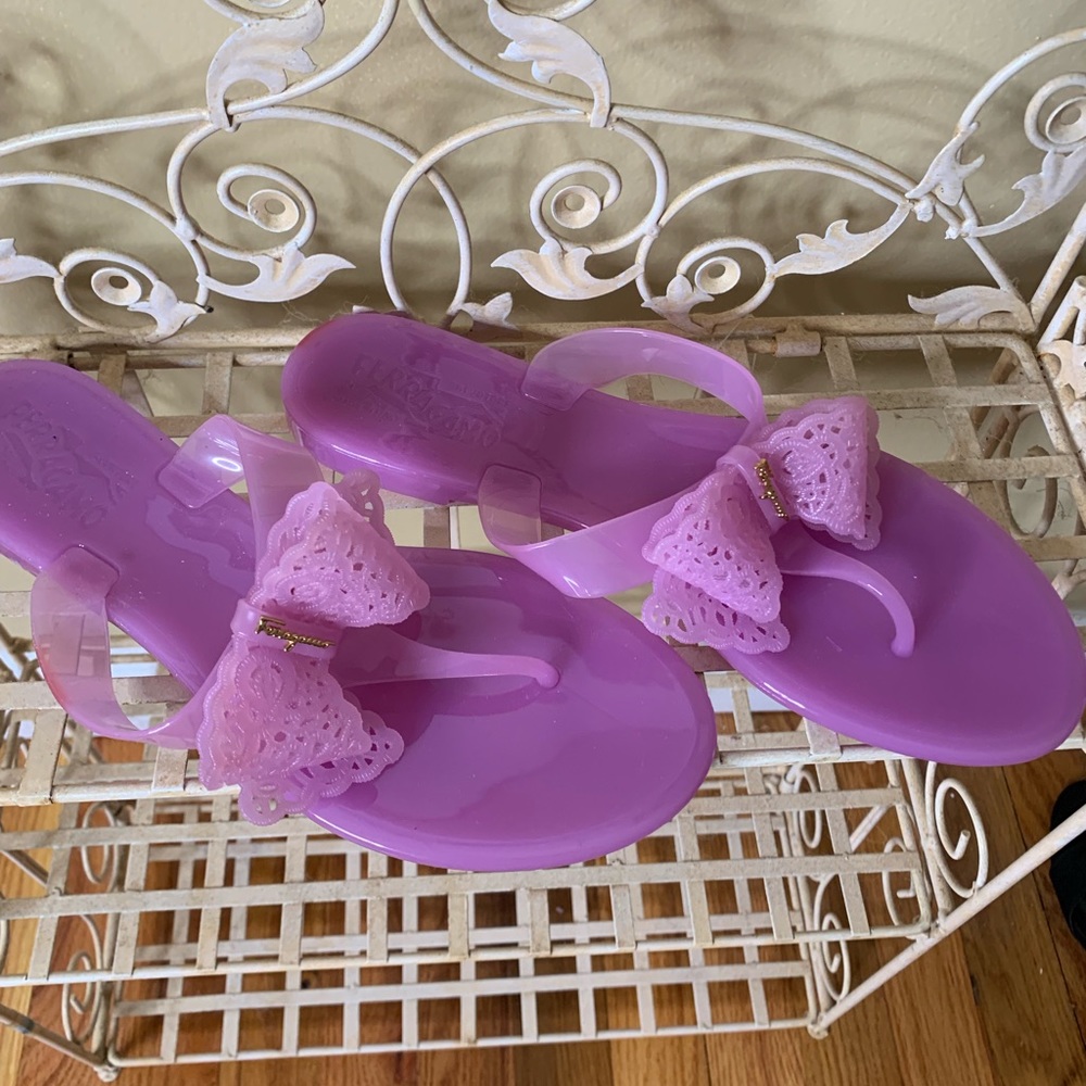 Purple Salvatore Ferragamo Sandals